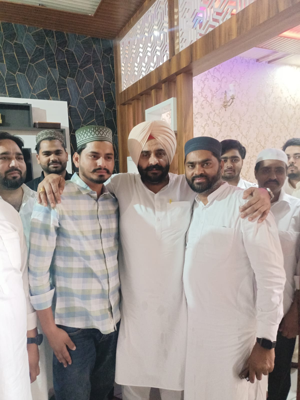 MLA Pathan Majra celebrated Eid-ul-Fitr together with the Muslim community
